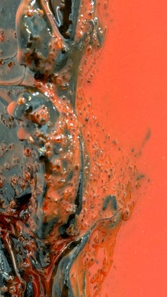 Diluvio Rojo Púrpura: Abstract Sculpture, Epoxy Resin, 2010-