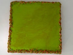 Diluvio Verde Esmeralda: Wall Sculpture, Abstract Epoxy Resin, 2010- Present