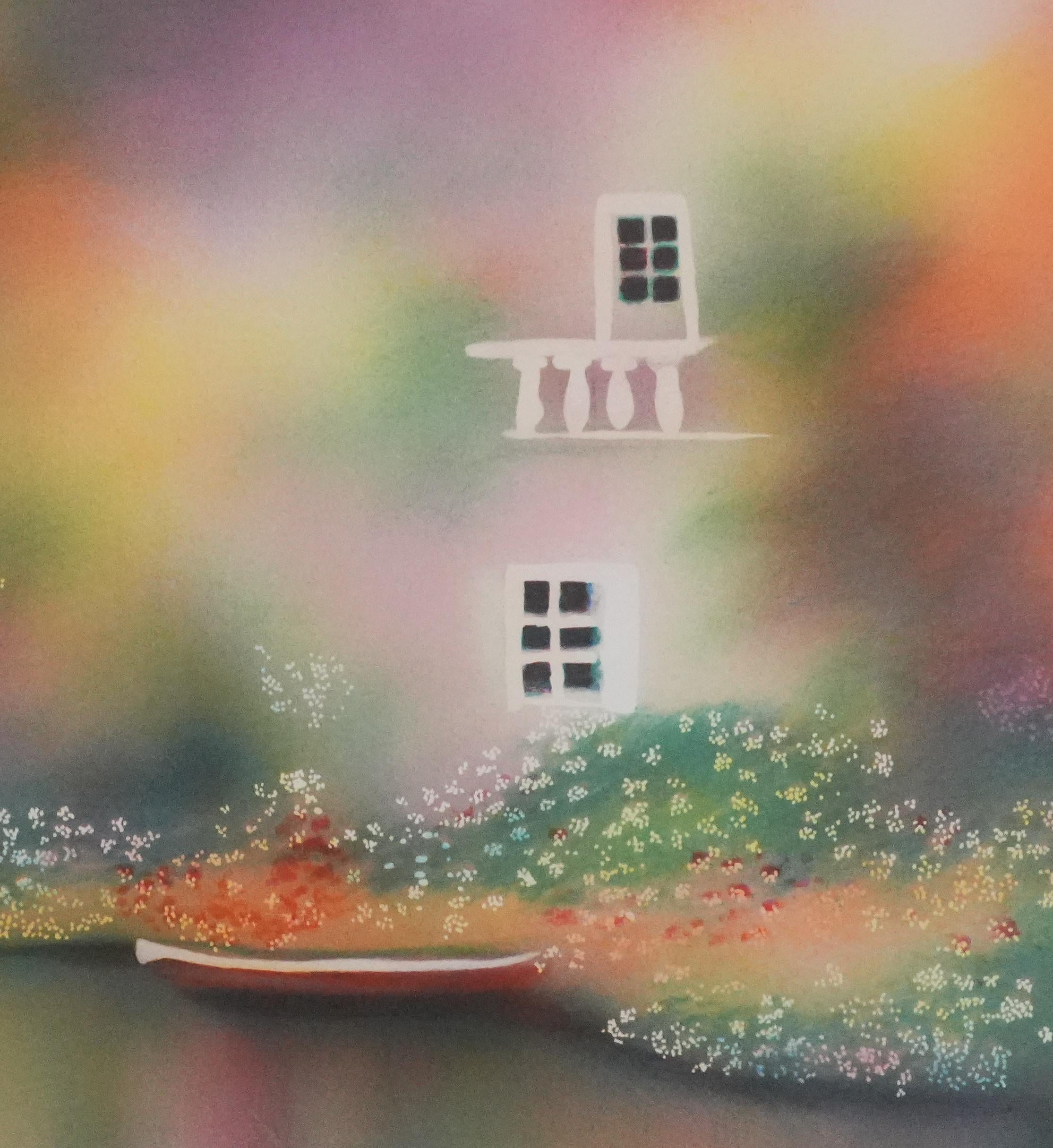 José MANISCALCO (XXe)
The Lake House

Original lithograph
Signed in pencil
Numbered / 295 copies
On BFK Rives vellum 44 x 61.5 cm (c. 17.3 x 24 in)

Excellent condition