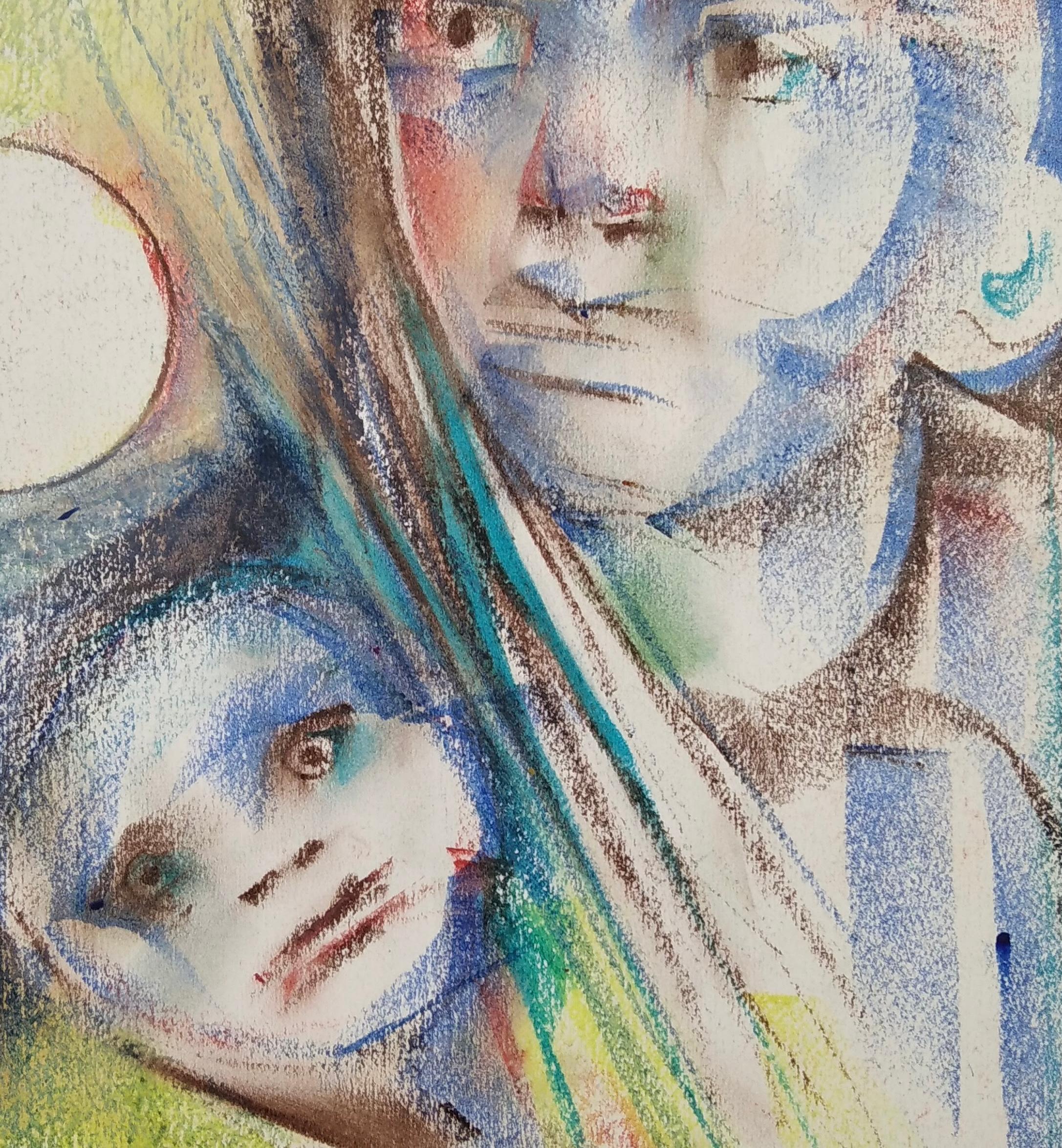 Senza titolo - Painting di José Manuel Bázquez Ribada 
