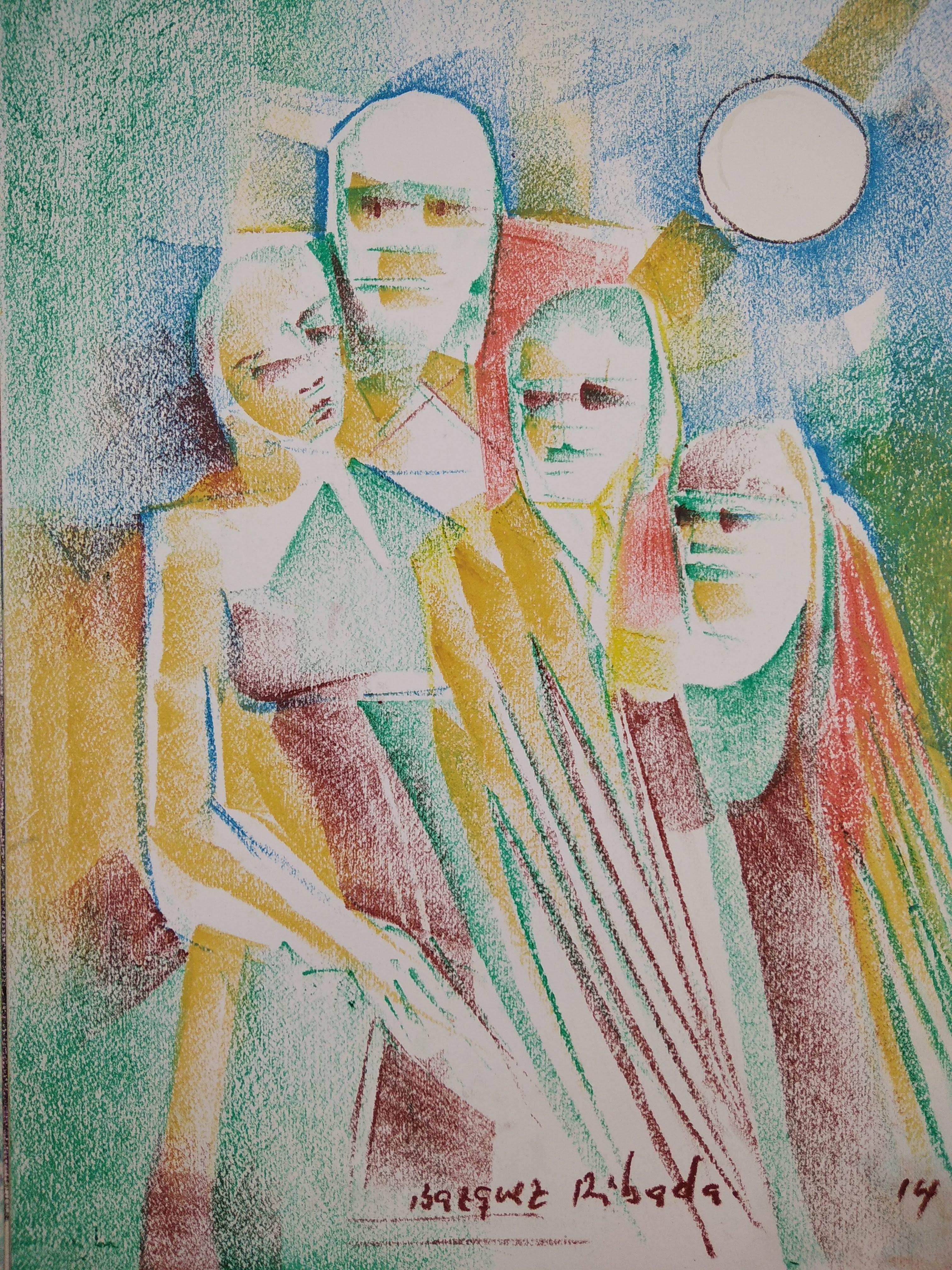 Figurative Painting di José Manuel Bázquez Ribada  - Senza titolo