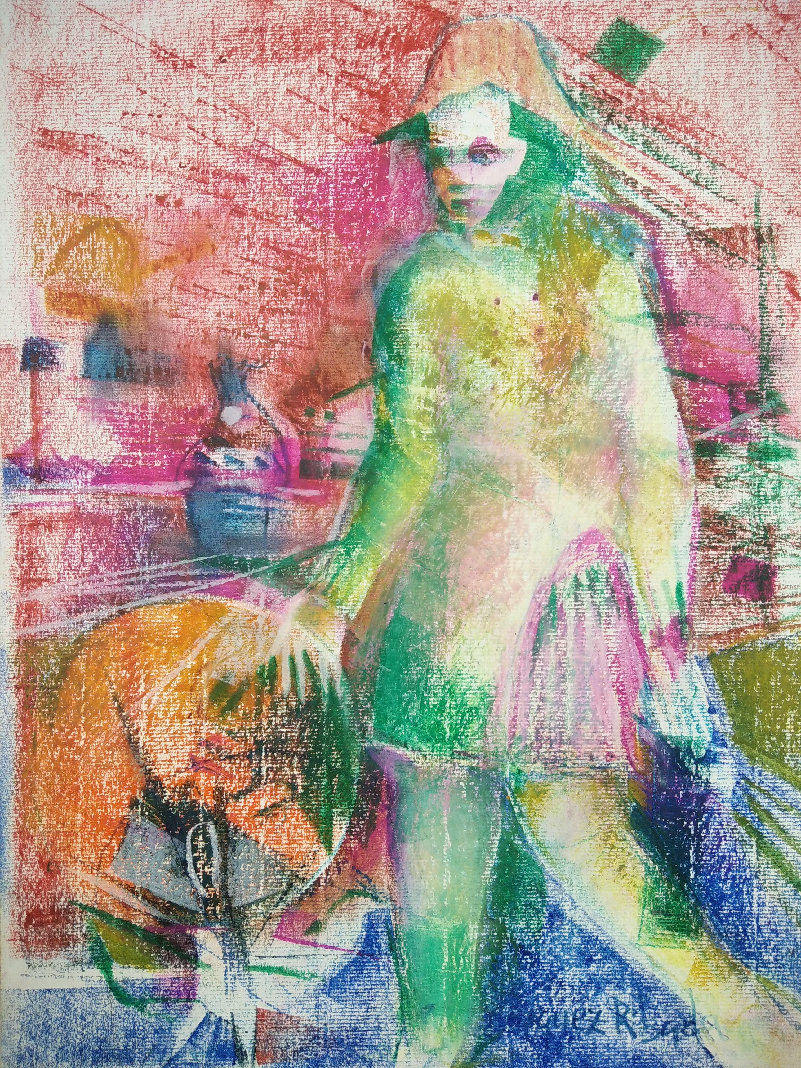 Figurative Painting di José Manuel Bázquez Ribada  - Senza titolo
