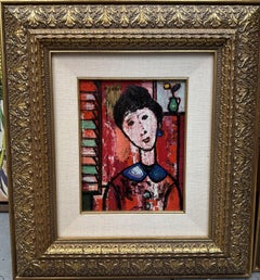 “Niña en interior”