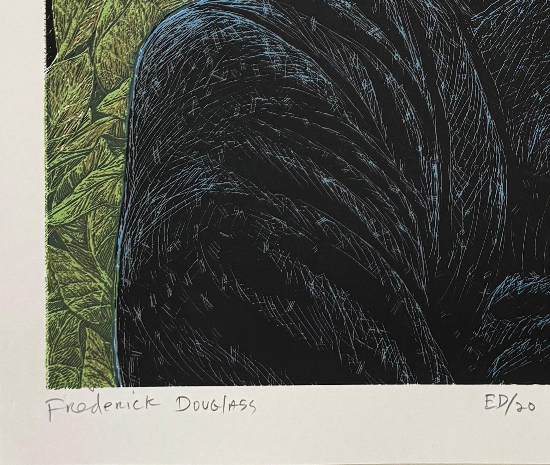 Frederick Douglas - Contemporary Print by Jos Sances
