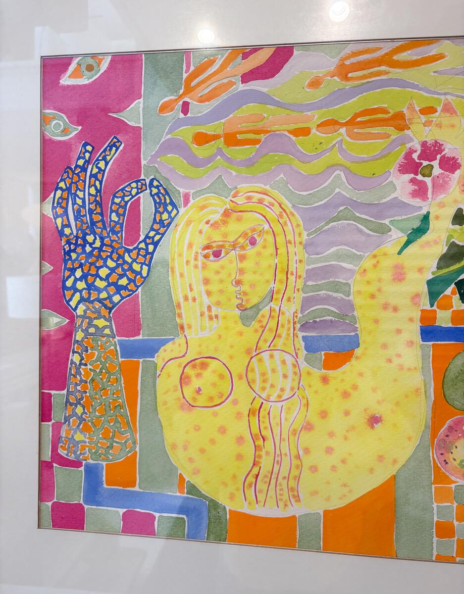Jos Seeuws (1912-2003) Peinture, Belgique, années 1970 Bon état - En vente à Brussels, BE