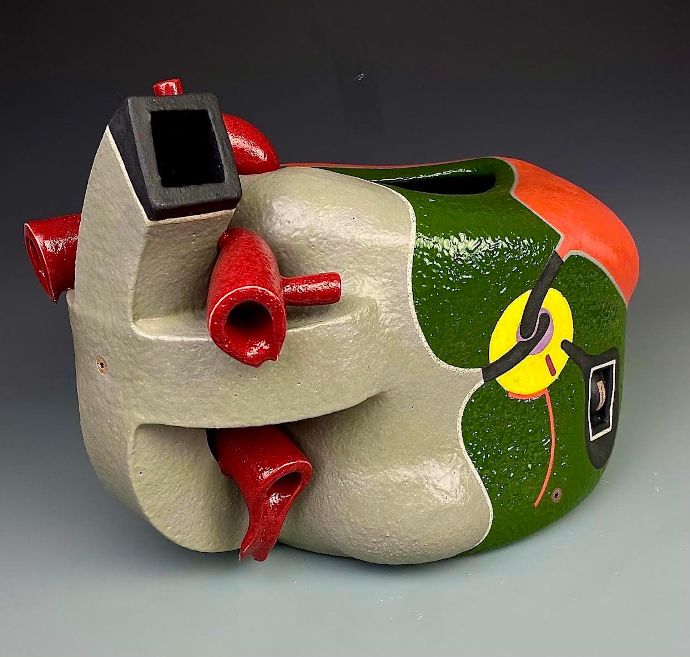 "MD06", Contemporary, Ceramic, Abstract, Sculpture, Stoneware, Glaze, Design