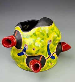 "MD11", Contemporary, Abstract, Ceramic, Sculpture, Stoneware, Glaze, Colorful