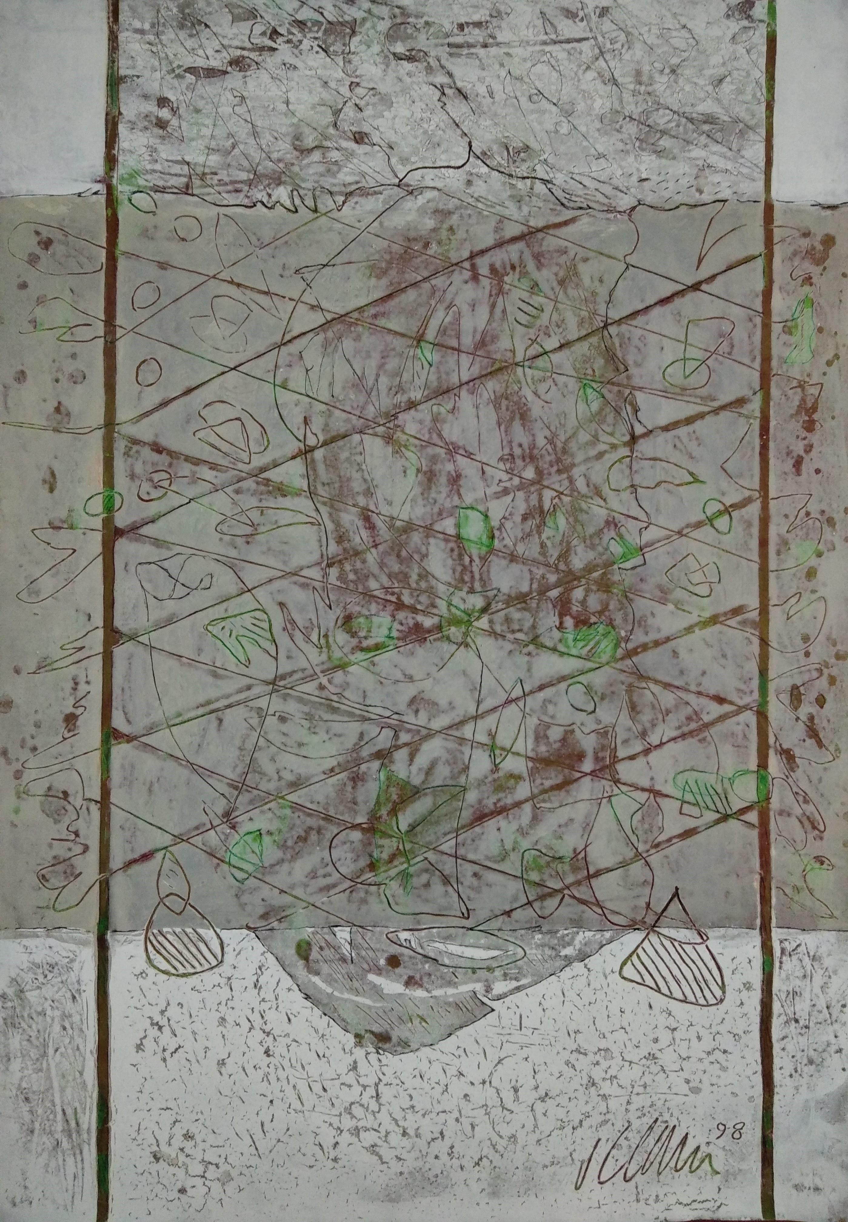 Untitled - Mixed Media Art by José Unda