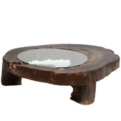 José Zanine Caldas "Mesa Baixa" Coffee Table in Mahogany, circa 1970