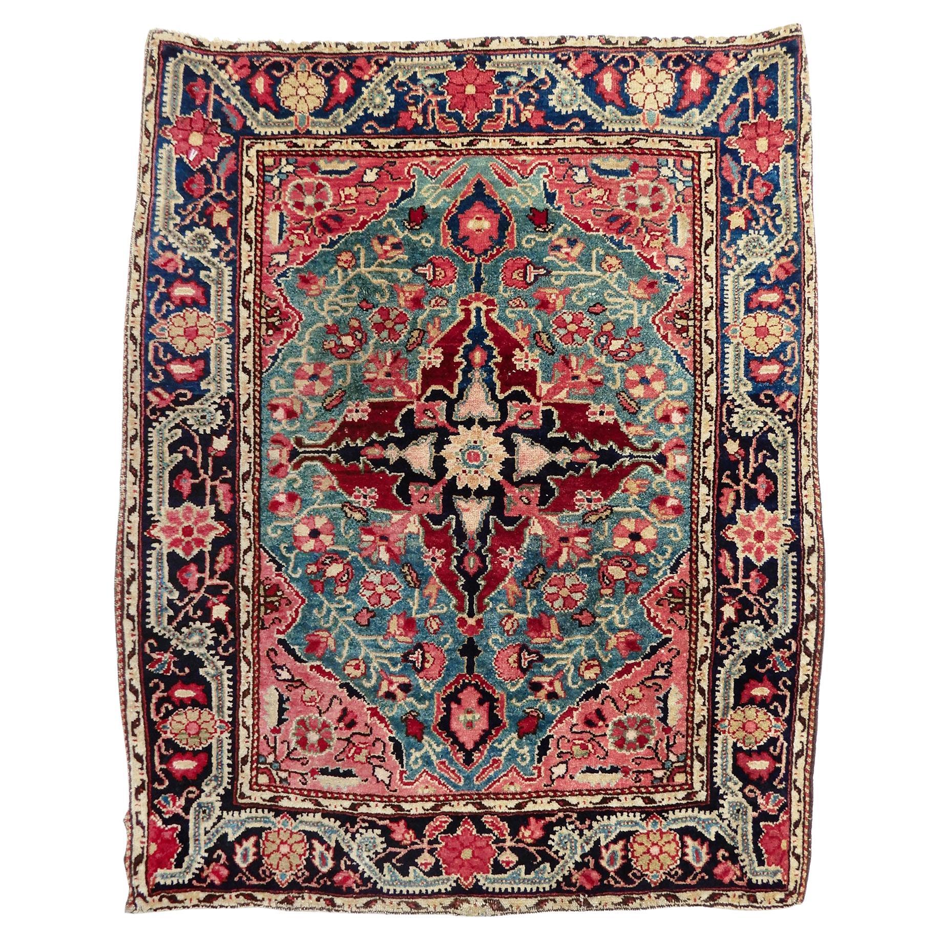 Josan Sarouk Mat, c. 1900 For Sale