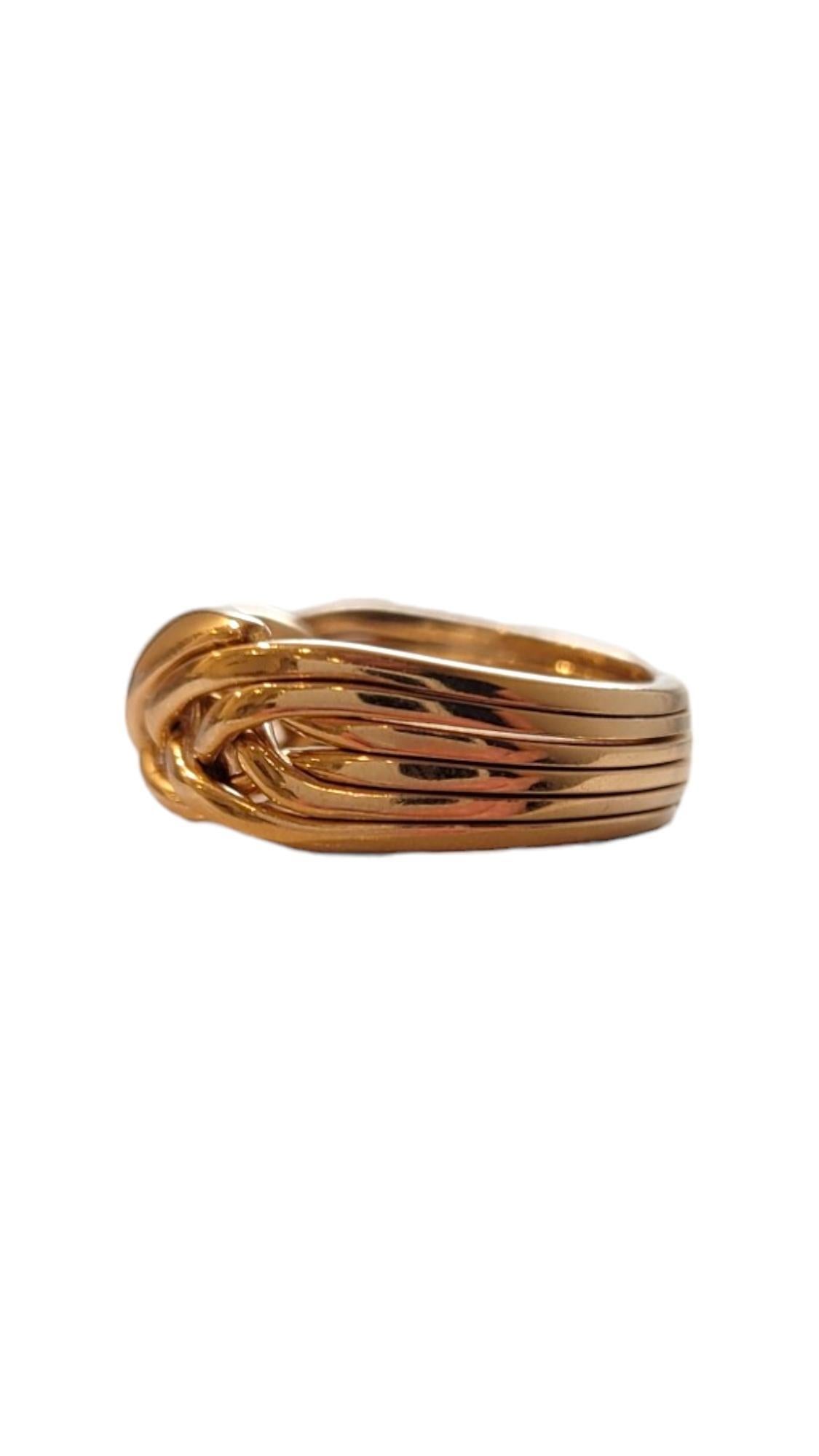 Women's Jose 14K Yellow Gold Puzzle Ring #18195