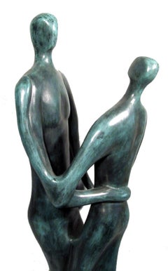 Tango, Modern Bronze Sculpture by Jose Almanzor