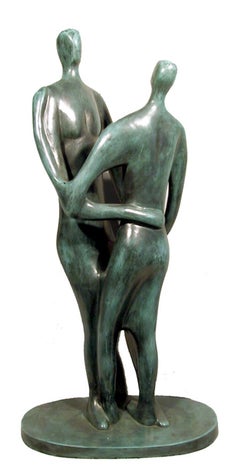 Tango, Modern Bronze Sculpture by Jose Almanzor