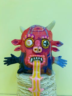 "Diablito de tortilla", mexican, sculpture, contemporary, figurative