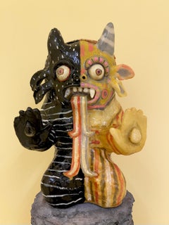 "Hincada sobre las tortillas", mexican, sculpture, contemporary, figurative