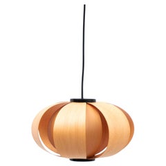 José Antonio Coderch Mini Lámpara Colgante de Madera Disa by Tunds Disponible Ahora