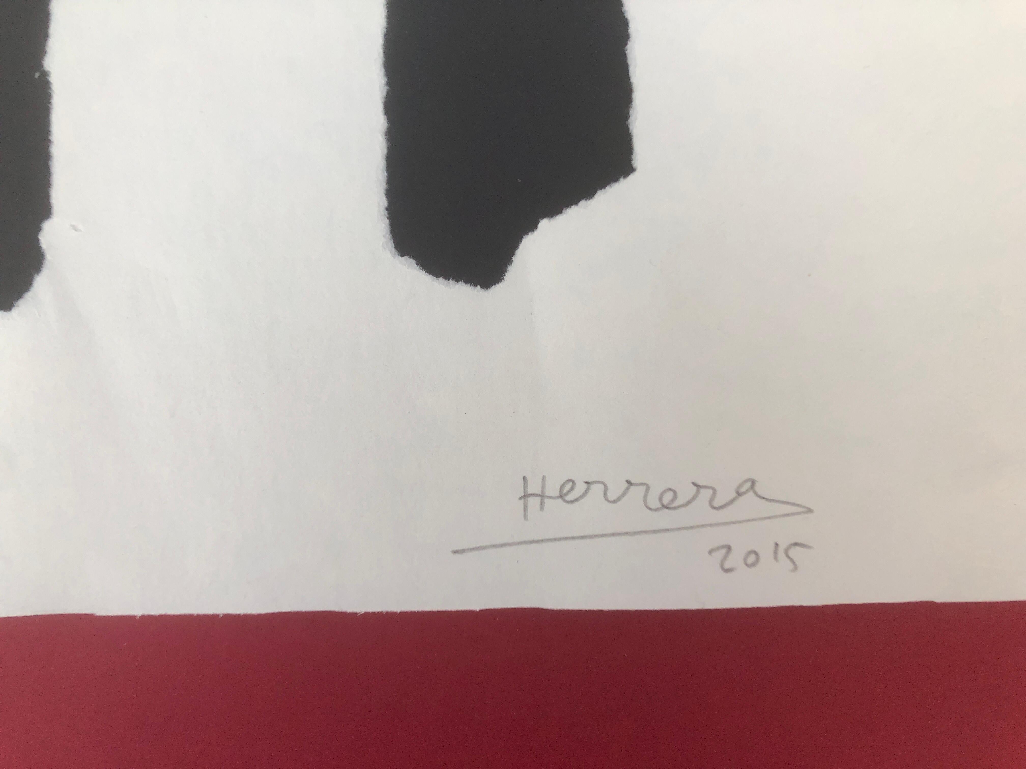 Personas obra de arte en técnica mixta sobre papel - Painting de Jose Antonio Herrera Alcazar