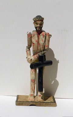 Jose Aragon New Mexico Religious Boultos, Circa 1820 - Jesus de Nazarino