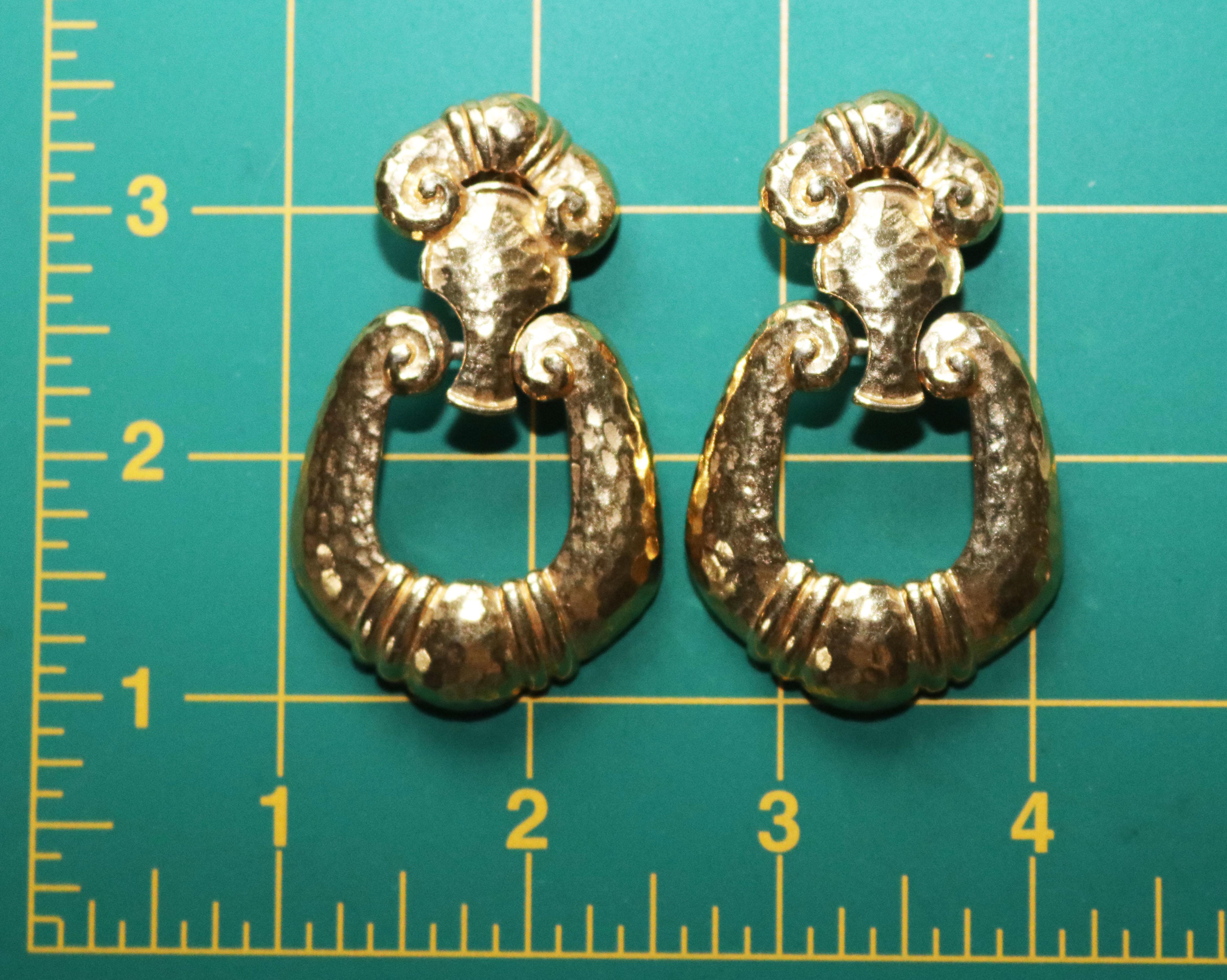 Jose Barrera Corinthian Runway Earrings For Sale 4