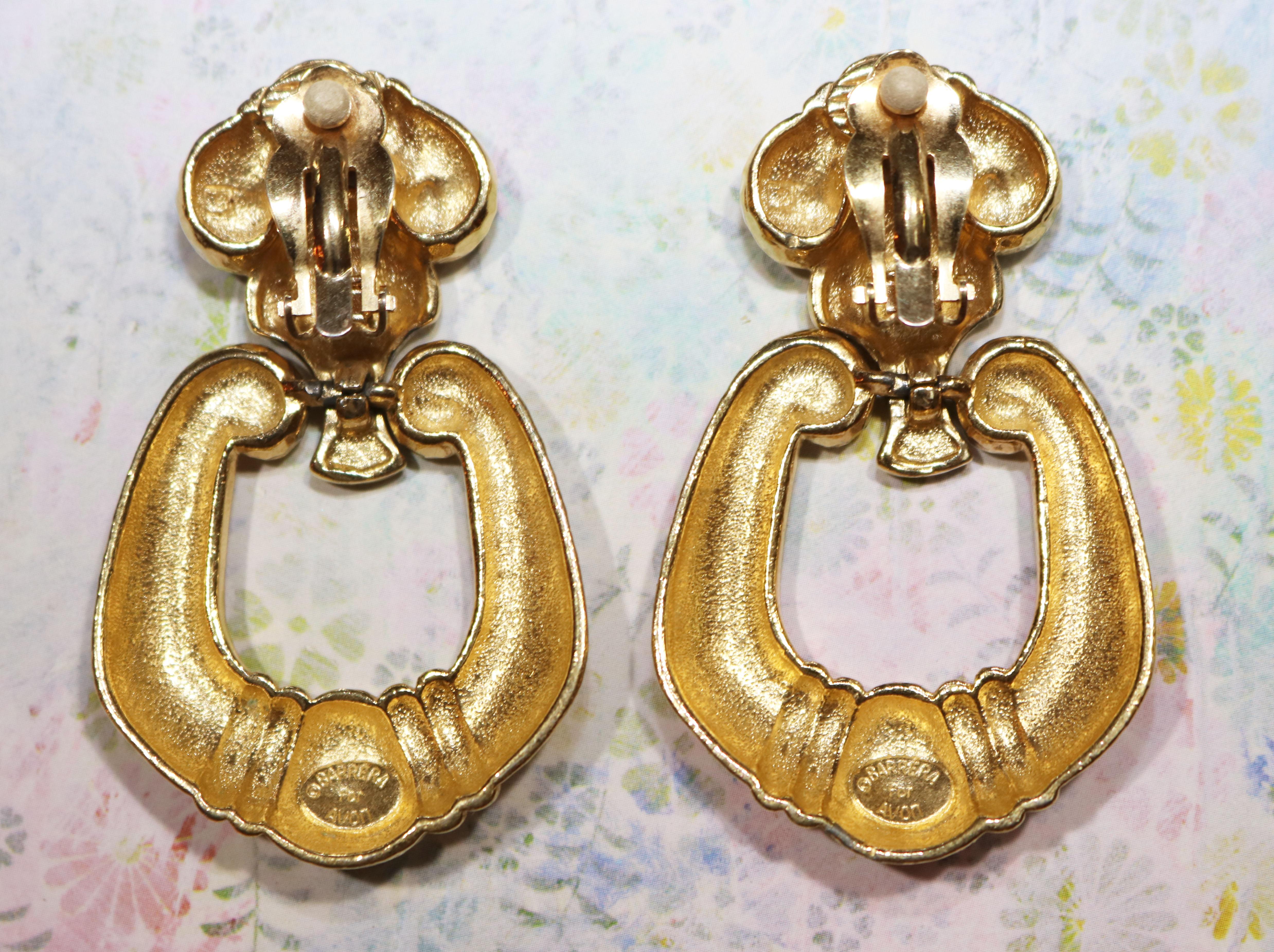 Women's or Men's Jose Barrera Corinthian Runway Earrings For Sale