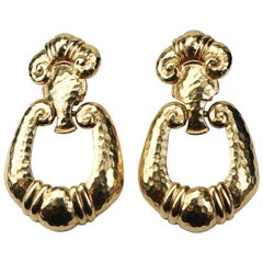 Jose Barrera Corinthian Runway Earrings