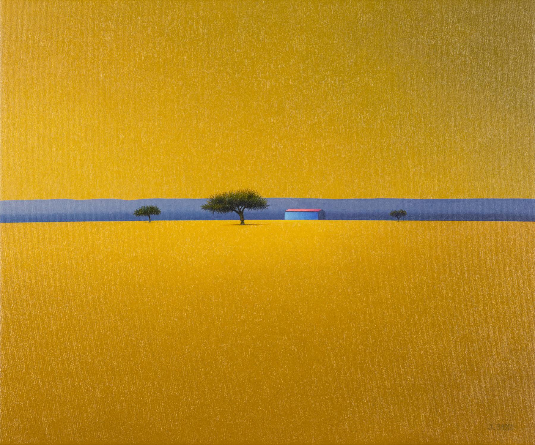 Landscape Painting Jose Basso - Paisaje Amarillo