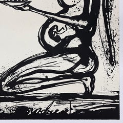 Jose Bedia "Mother's charm" 2019 Artist Proof lithograph 28x35in