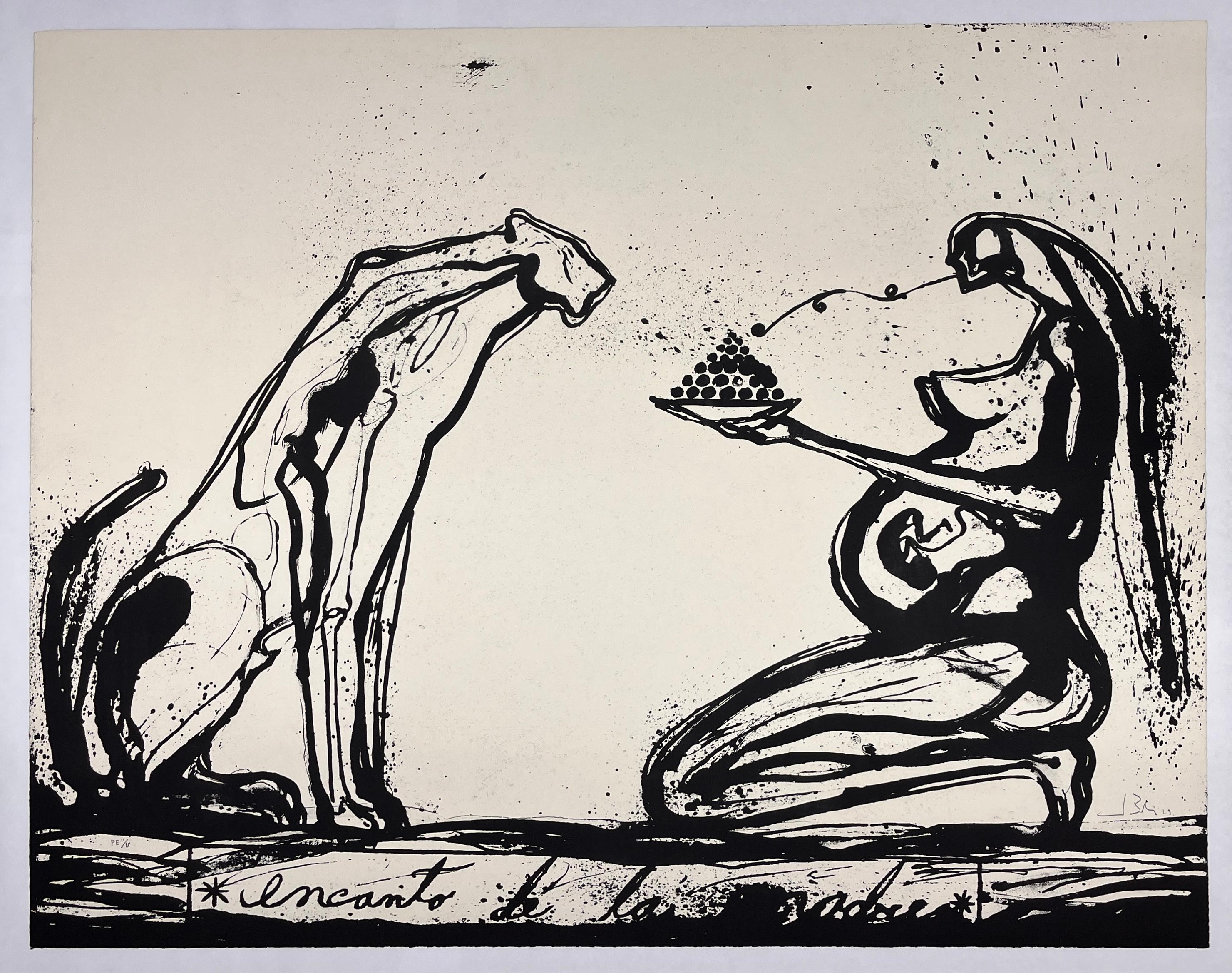 " Jose Bedia (Cuba, 1959)
Encanto De La Madre", 2019
litografía sobre papel
Edición de 5 (Prueba estatal)
70 x 89 cm (27,6 x 35,1 pulg.)
Edición de 2 (Prueba estatal)
Ref: BED-103-PE