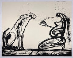 Jose Bedia "Mother's charm" 2019 Artist Proof lithograph 28x35in