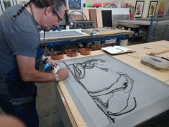Jose Bedia, „Encantos de Madre“, 2019, Siebdruck, 27.7x35.2 in