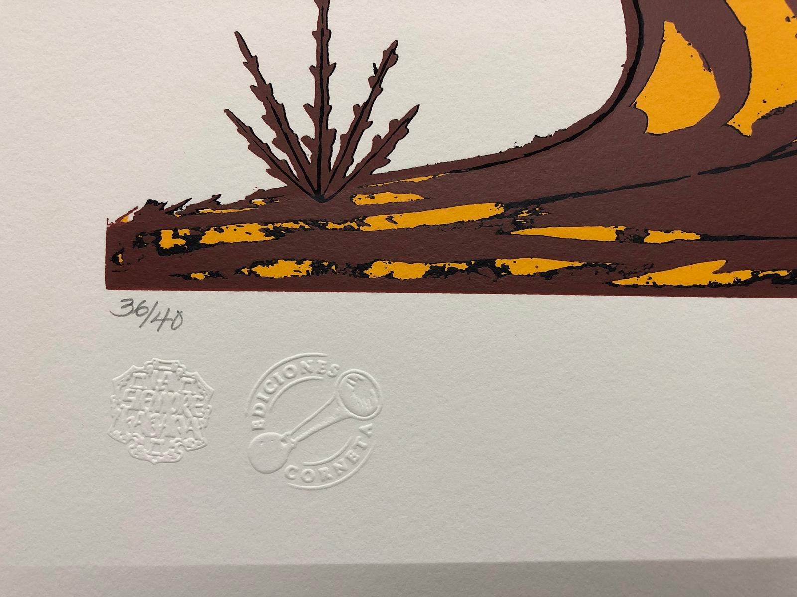 Jose Bedia, 'Presencia del Monte', 2019, Serigrafia, 26x17,1 pollici in vendita 3