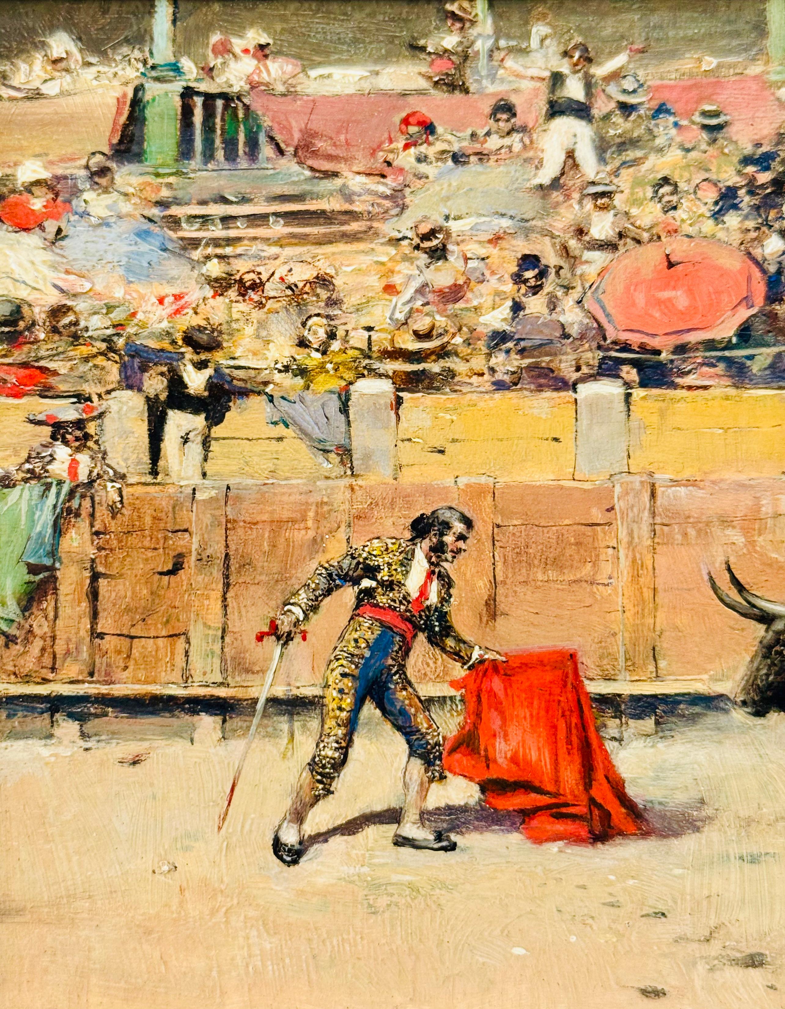 Corrida de toros - Realist Painting by José Benlliure