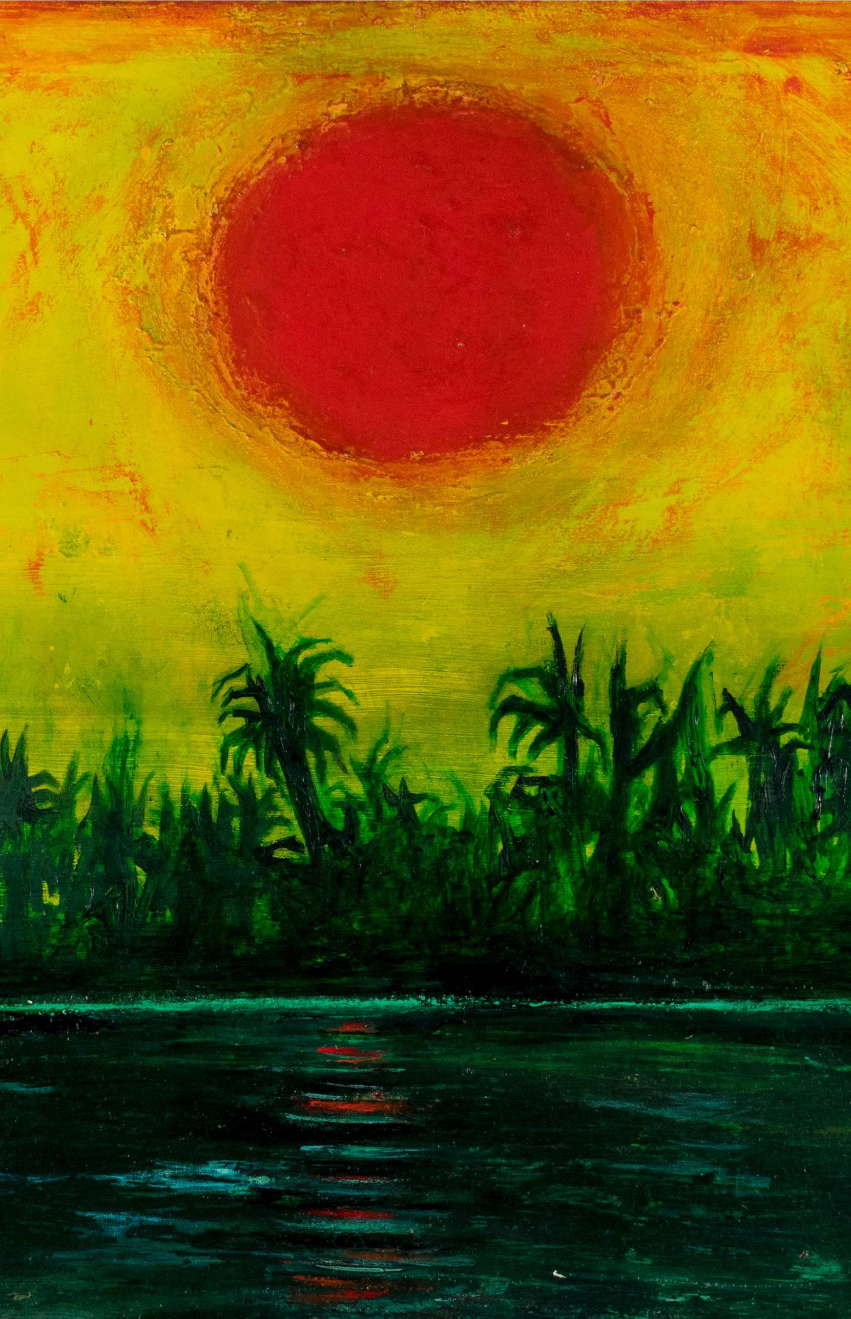 Landscape - Contemporary Puerto Rican Art - Painting by Jose Bonilla Ryan 