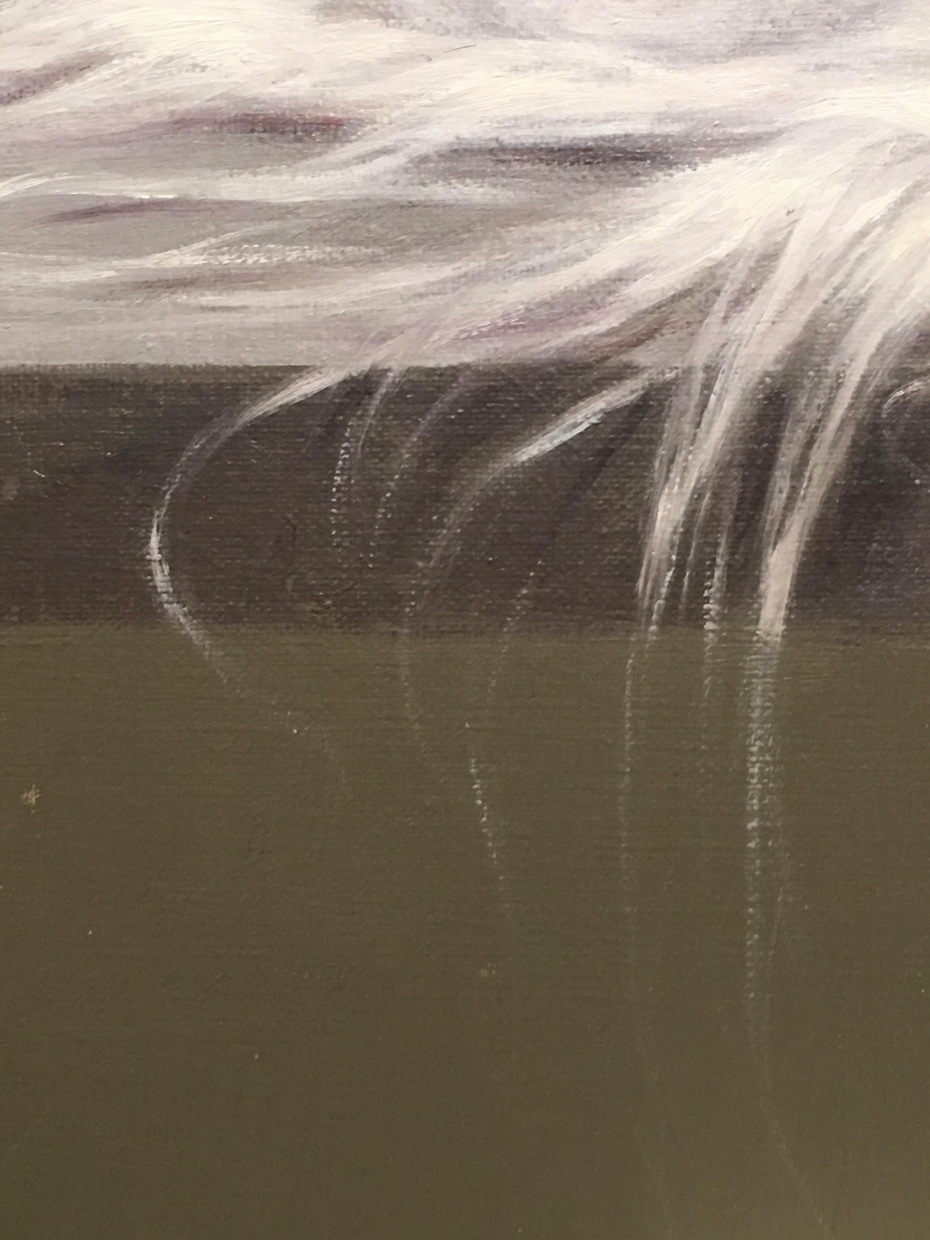 Figure Study by Jose Borrell 16 x 8 inch Oil on Board  3