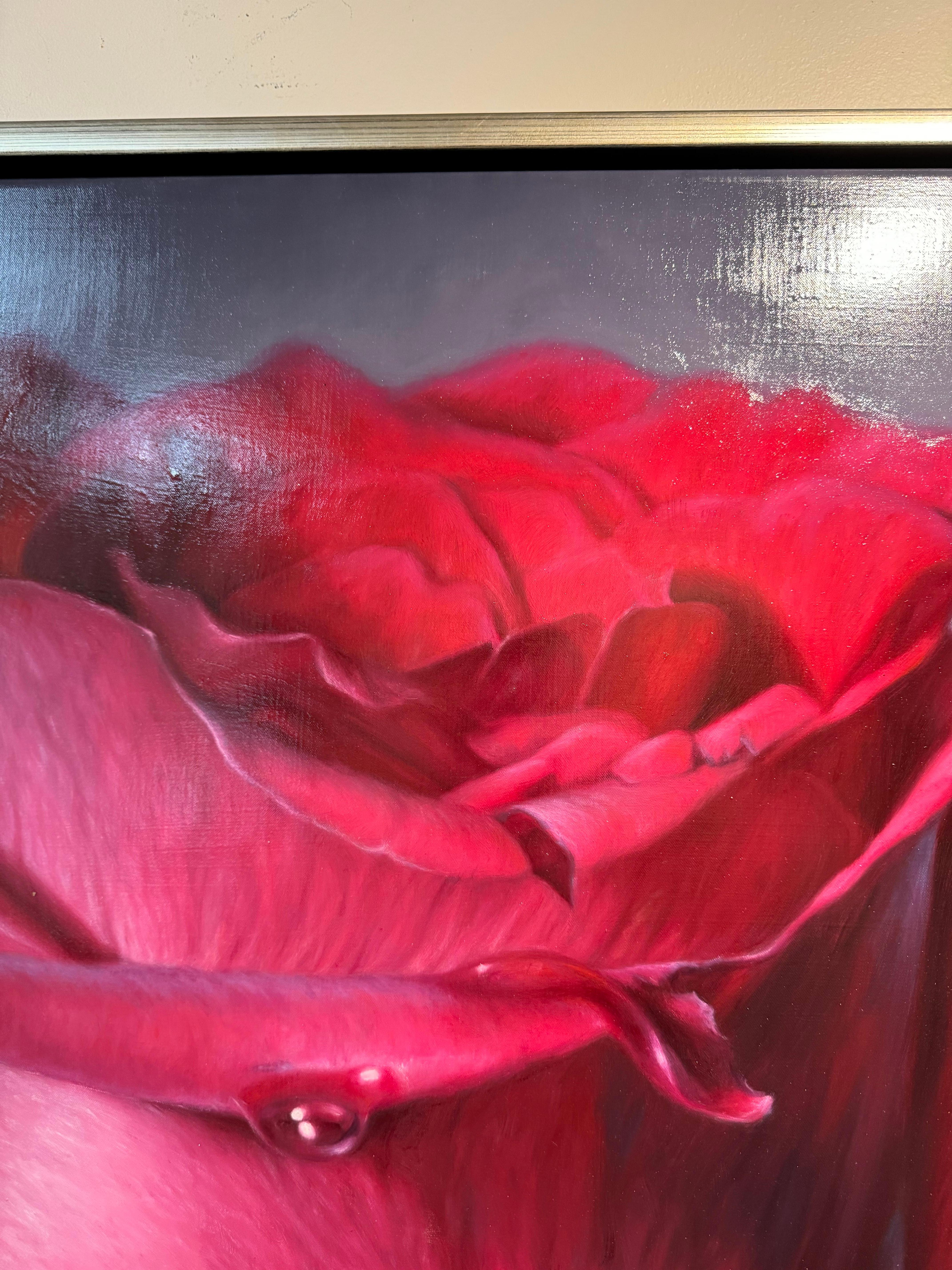 Rosebud - Painting Fotorrealista de Jose Borrell