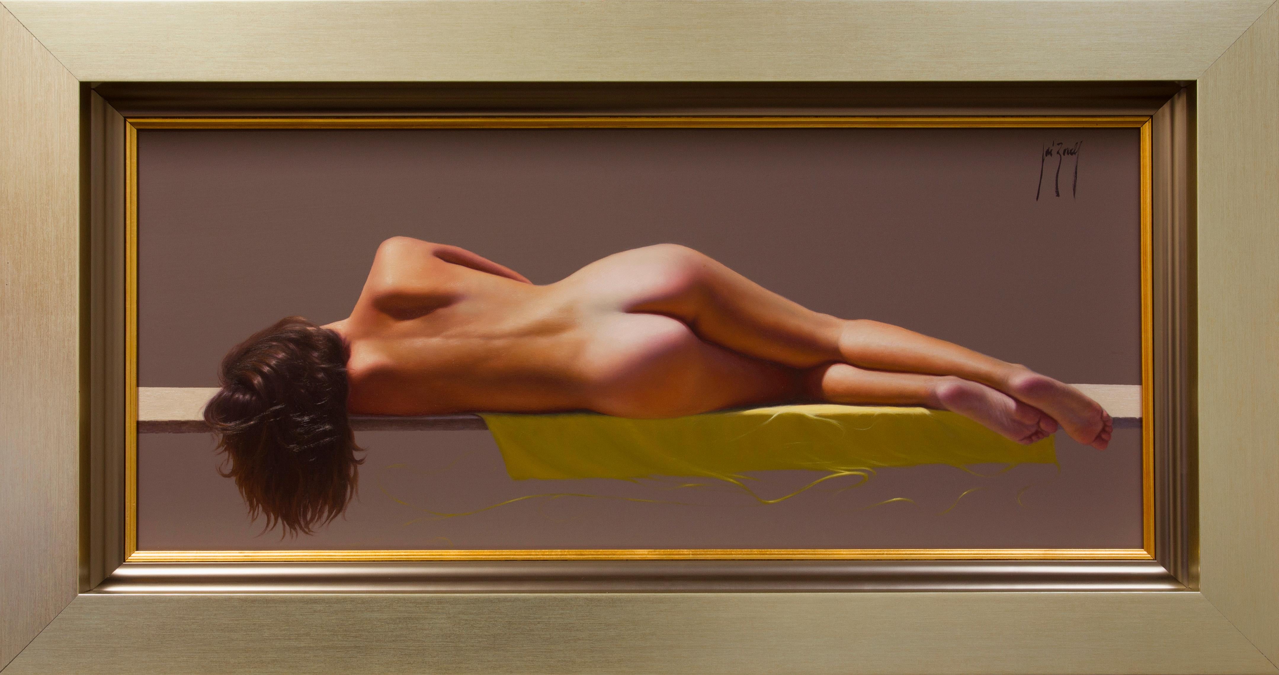 Jose Borrell Nude Painting - Viento (Wind)