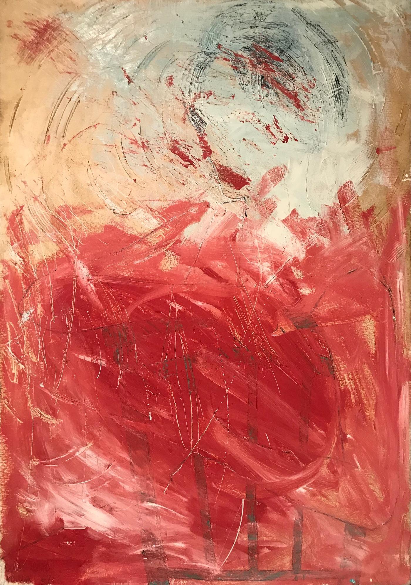 Roma 67 - Abstract Mixed Media Art by Jose Caballero
