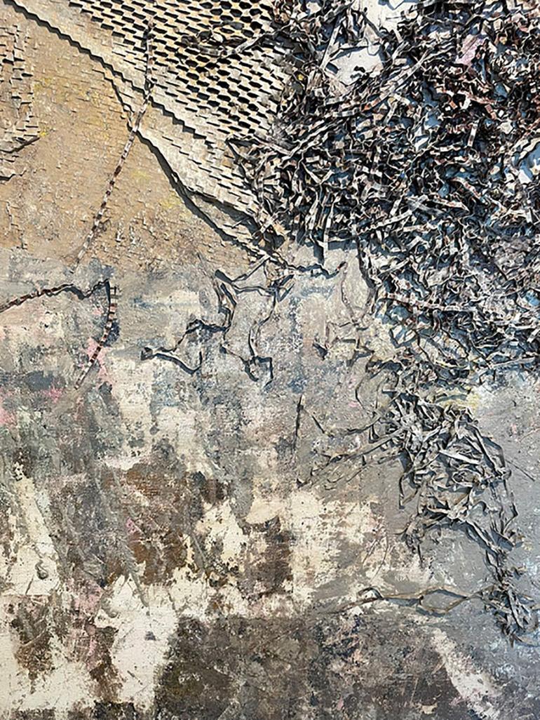 Pompeian Dream  30 X 60 - Painting by Jose Castro