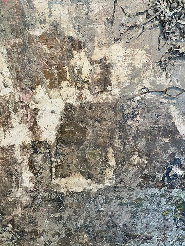 Sogno pompeiano  30 X 60 - Abstract Painting Grigio di Jose Castro