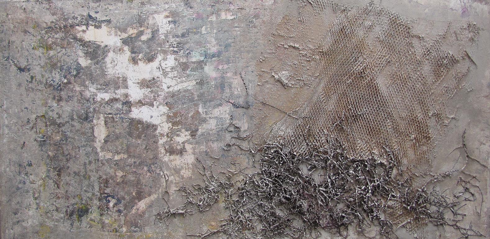 Abstract Painting di Jose Castro - Sogno pompeiano  30 X 60