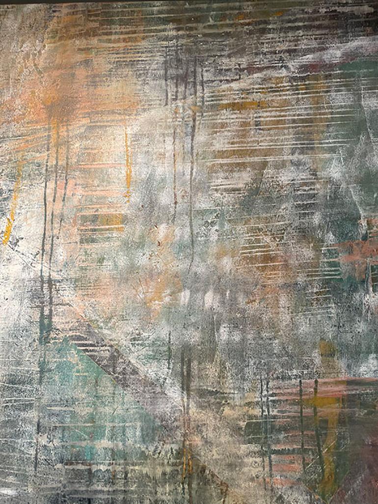 Ripple Effect  48 X 72 - Contemporary Painting by Jose Castro