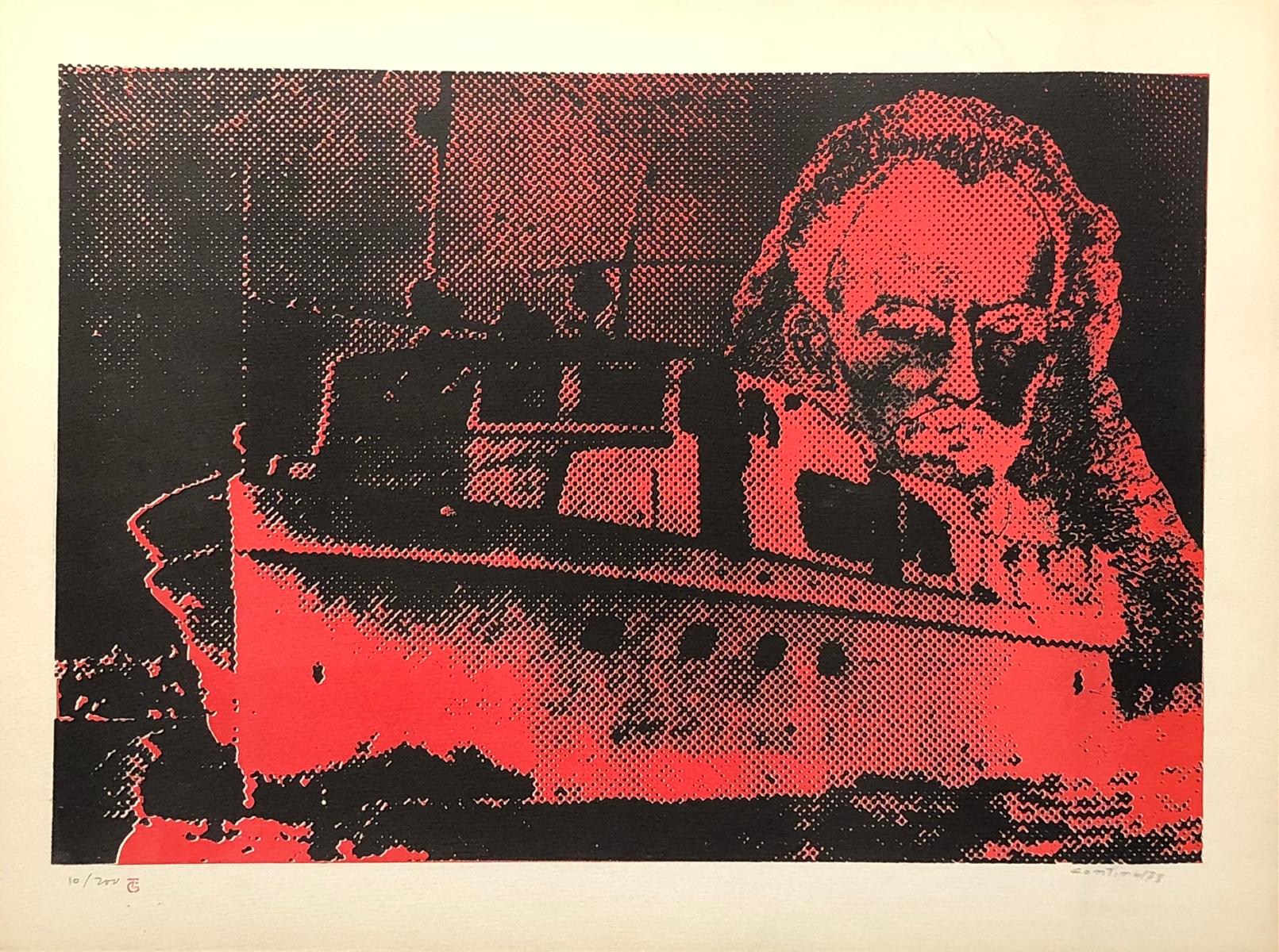Jose Contino Figurative Print - Pepe Contino 1978 original photoengraving signed limited edition pop art print 2