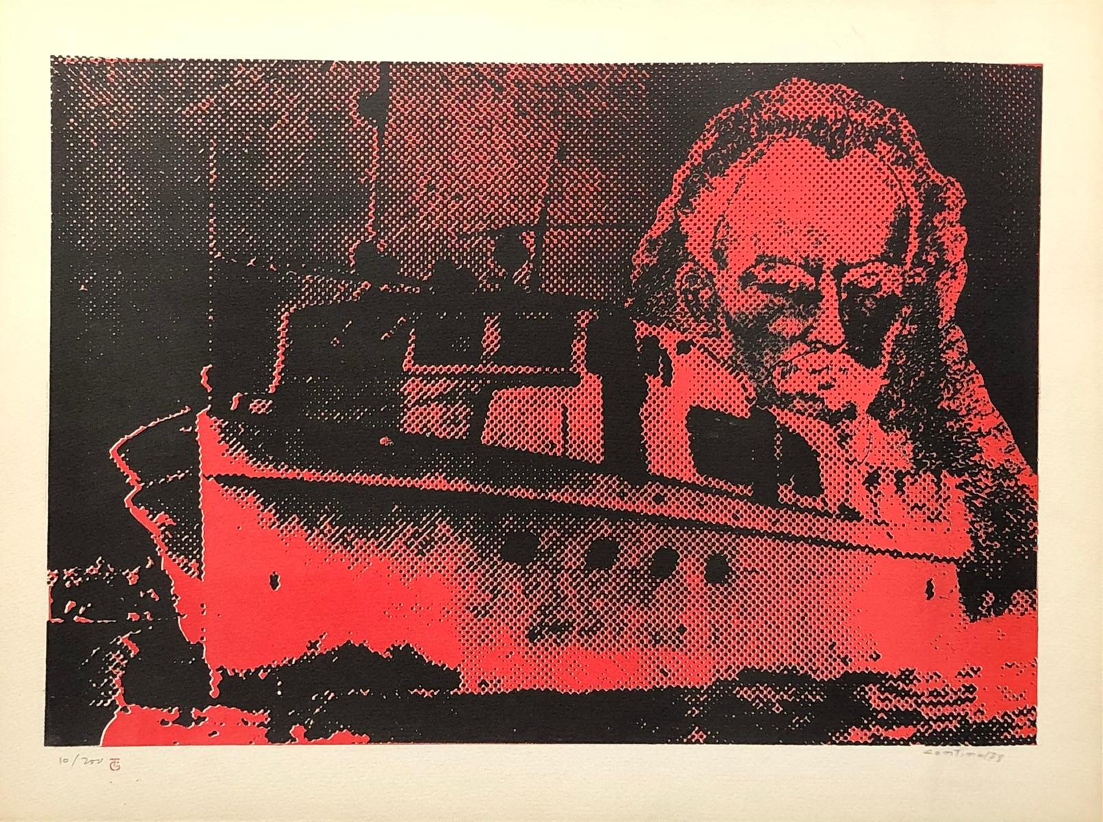 Jose Contino Figurative Print - "Jose "Pepe" Contino" Cuban Artist Original Hand Signed silkscreen 1978 n2