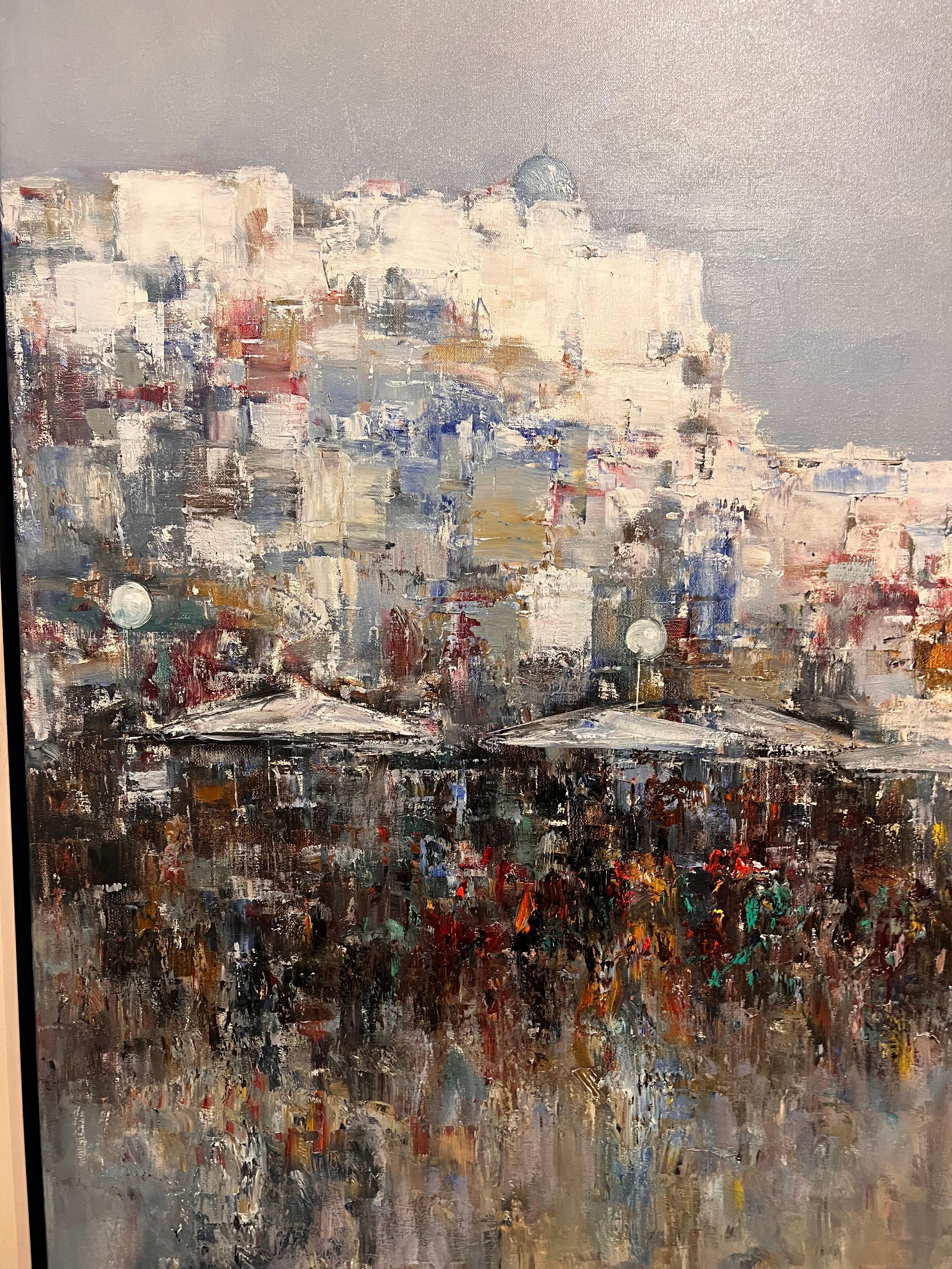 Vistas al Egeo - Painting Expresionismo abstracto de Jose Cortes
