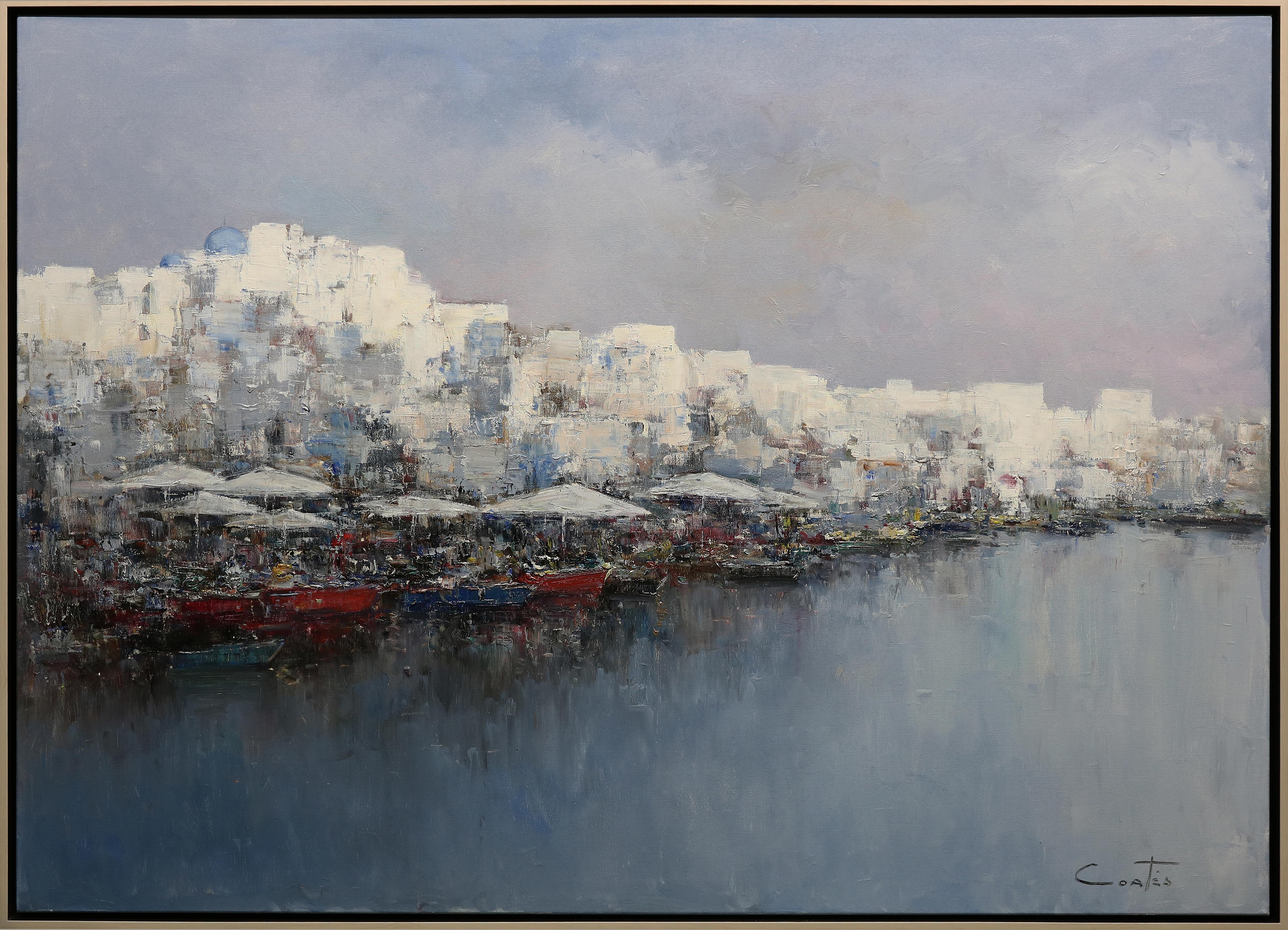 Jose Cortes Landscape Painting - Waterside Haven