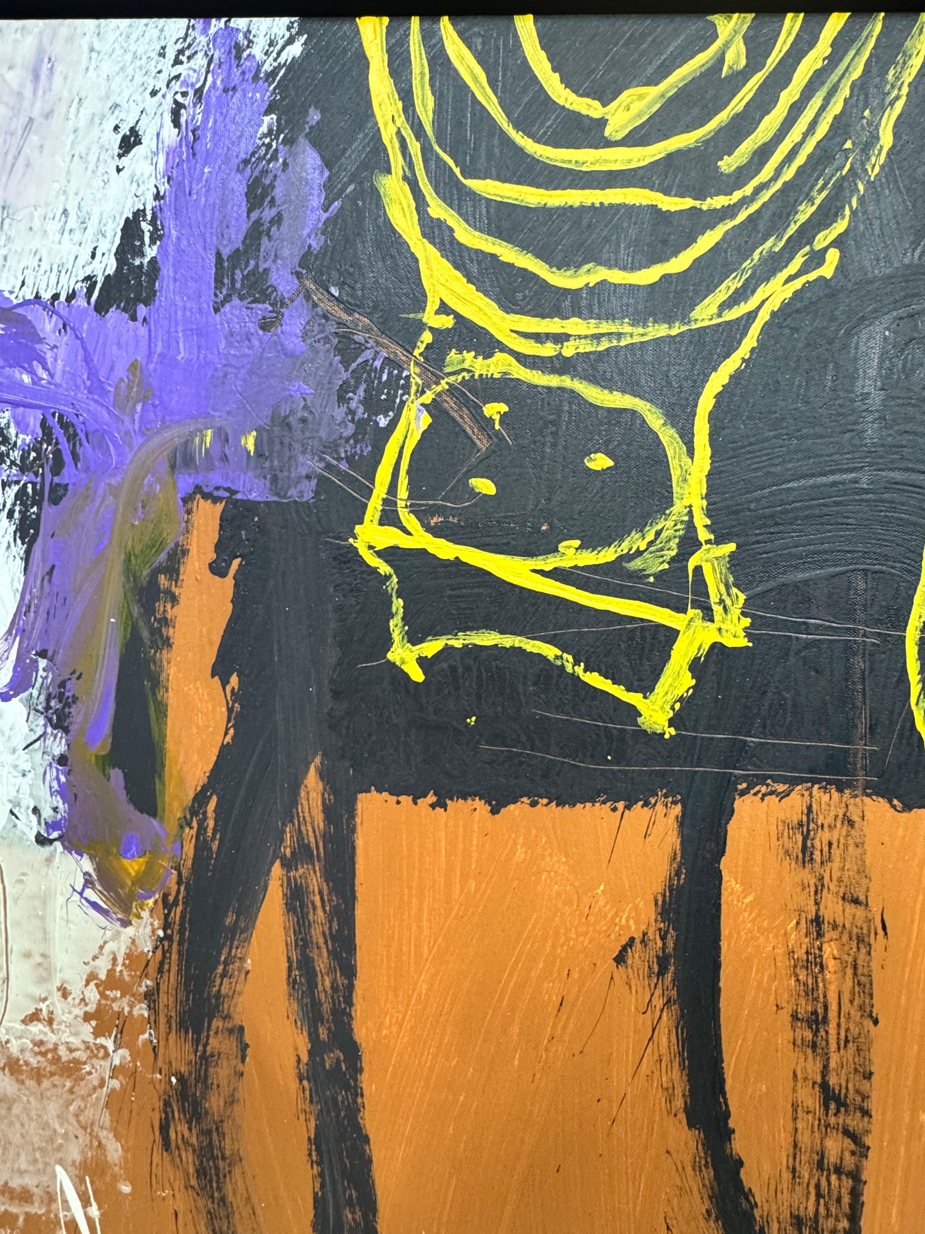 Seppia 1 - Abstract Painting Marrone di Jose Cortez