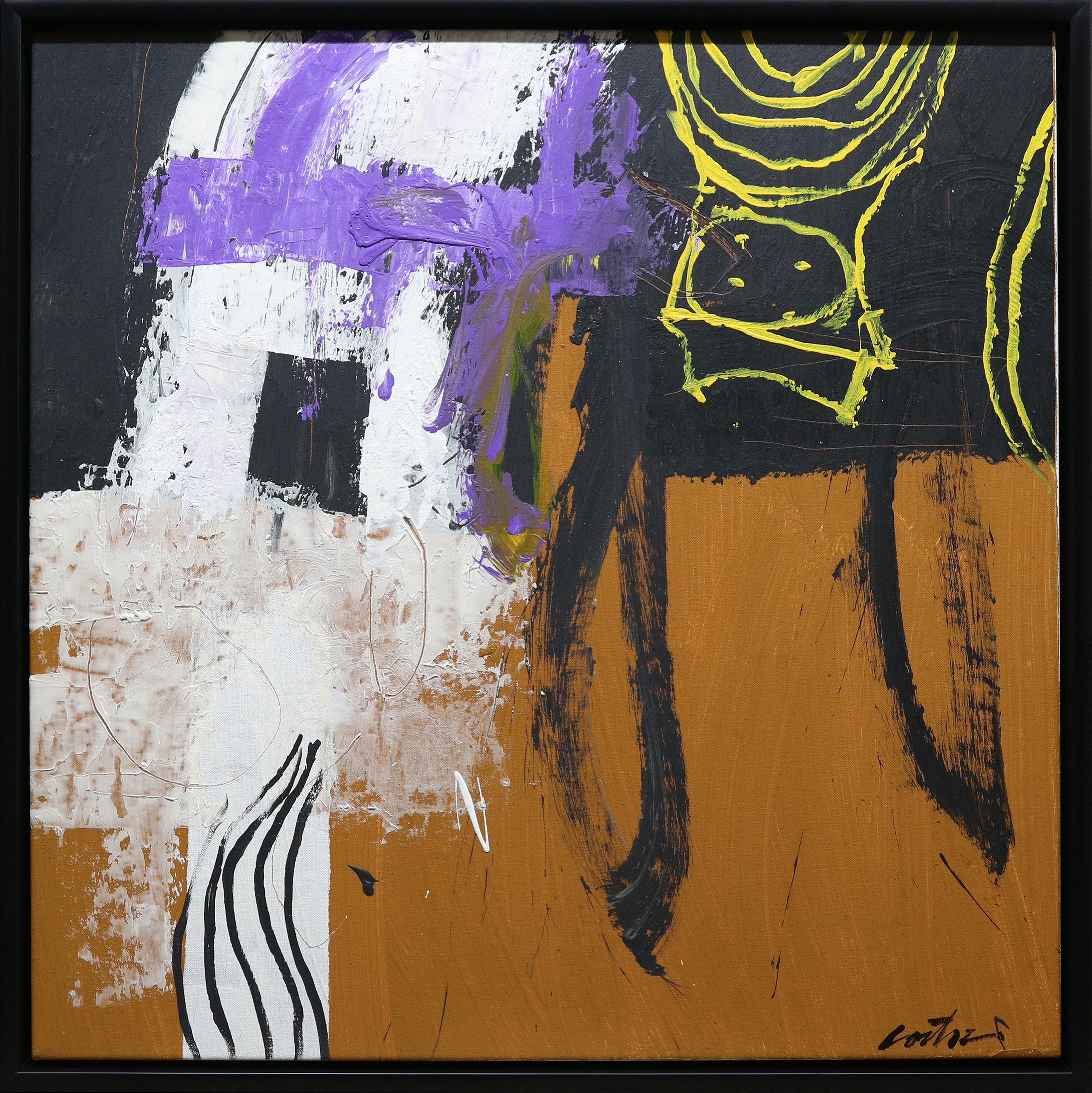 Abstract Painting di Jose Cortez - Seppia 1