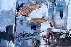 Cazorla Jaen spanish landscape oil on canvas painting