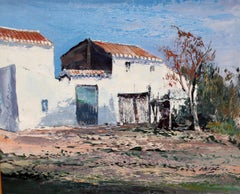 Casas de campo (València) - Óleo sobre tela - Año 1984