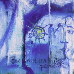 'The Soul is Music' France, Provence, California, Post Impressionist Figural Oil